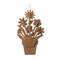 Glitzhome® 22" Wooden Blooming Flowers Wall Décor